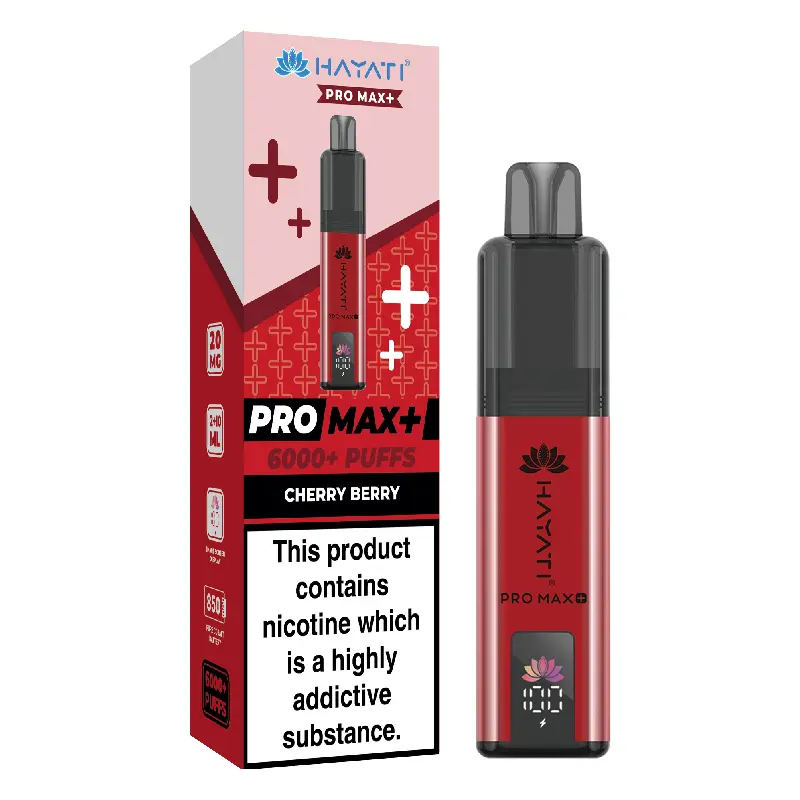 Cherry Berry Hayati Pro Max Plus 6K Prefilled Pod Vape Kit